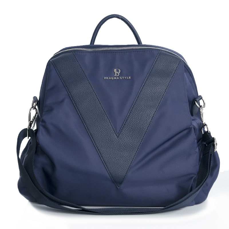 V-style convertible travelling backpack purse