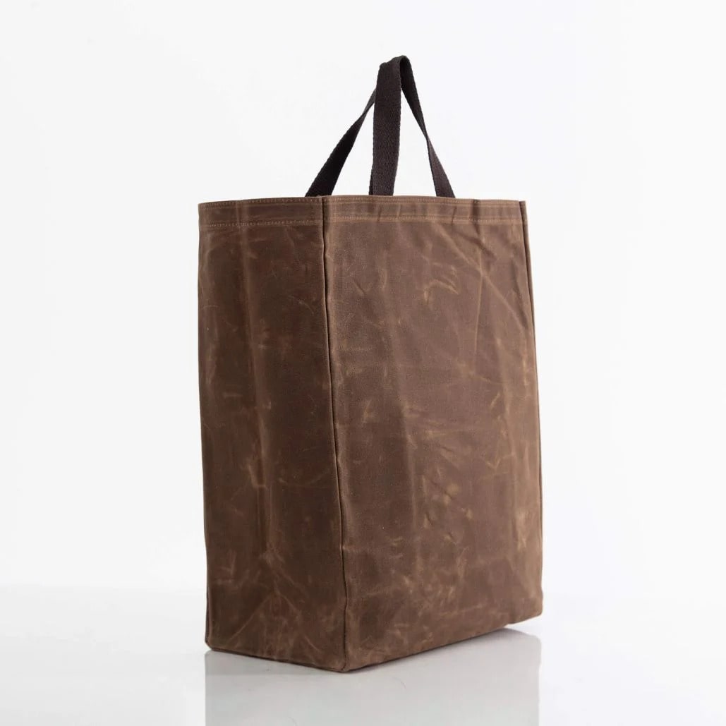 Waxed Canvas Market Tote